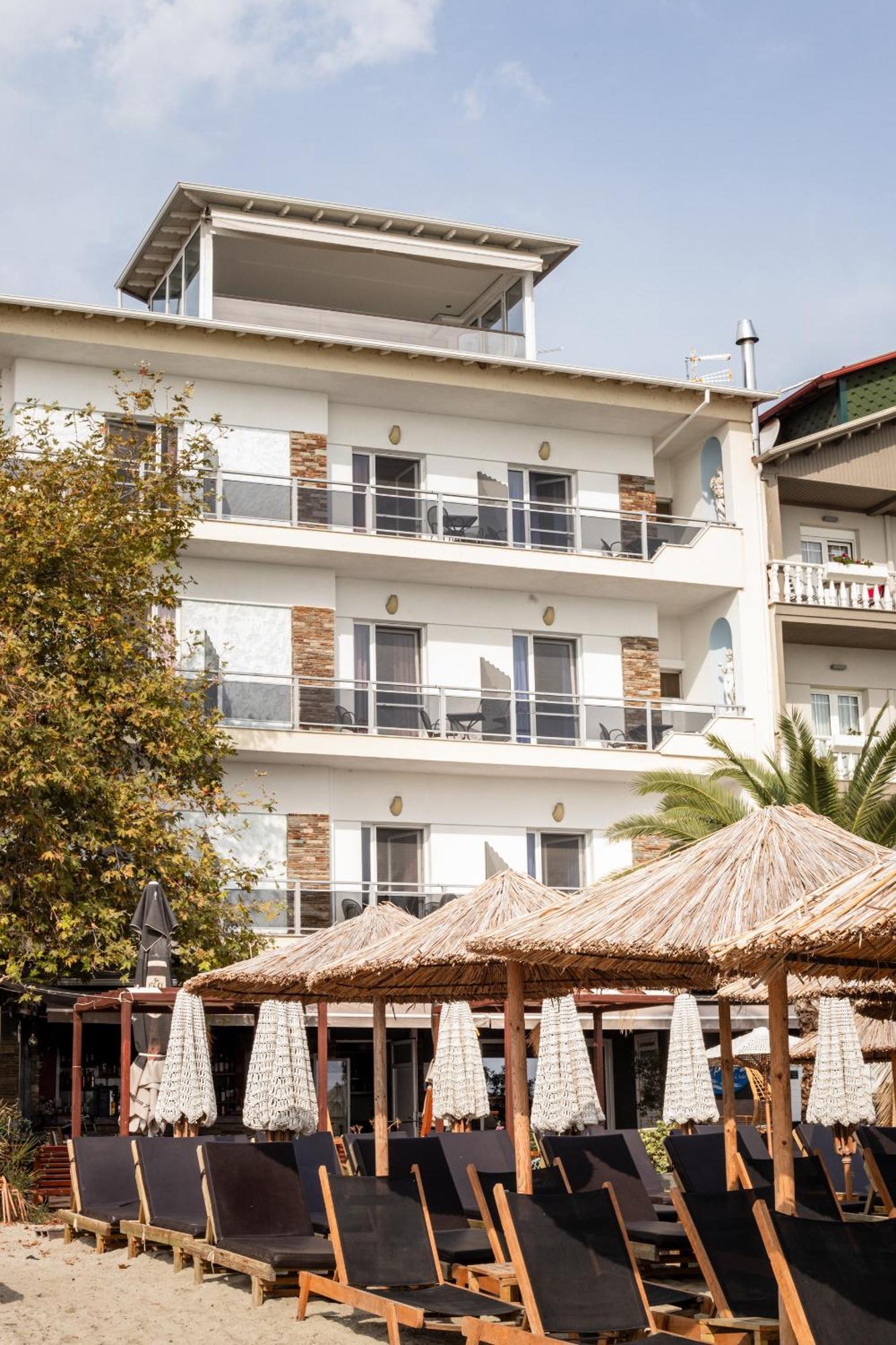Kymata Hotel Paralía Exterior foto